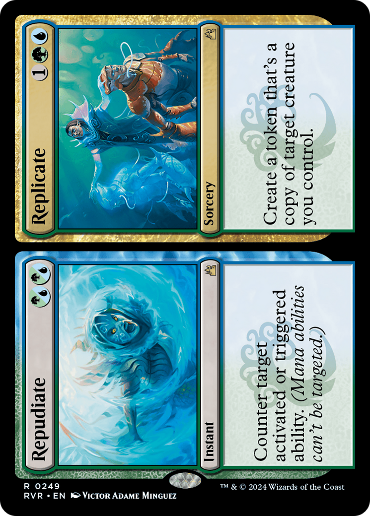 Repudiate // Replicate [Ravnica Remastered] | Dragon's Lair Comics and Fantasy Houston TX
