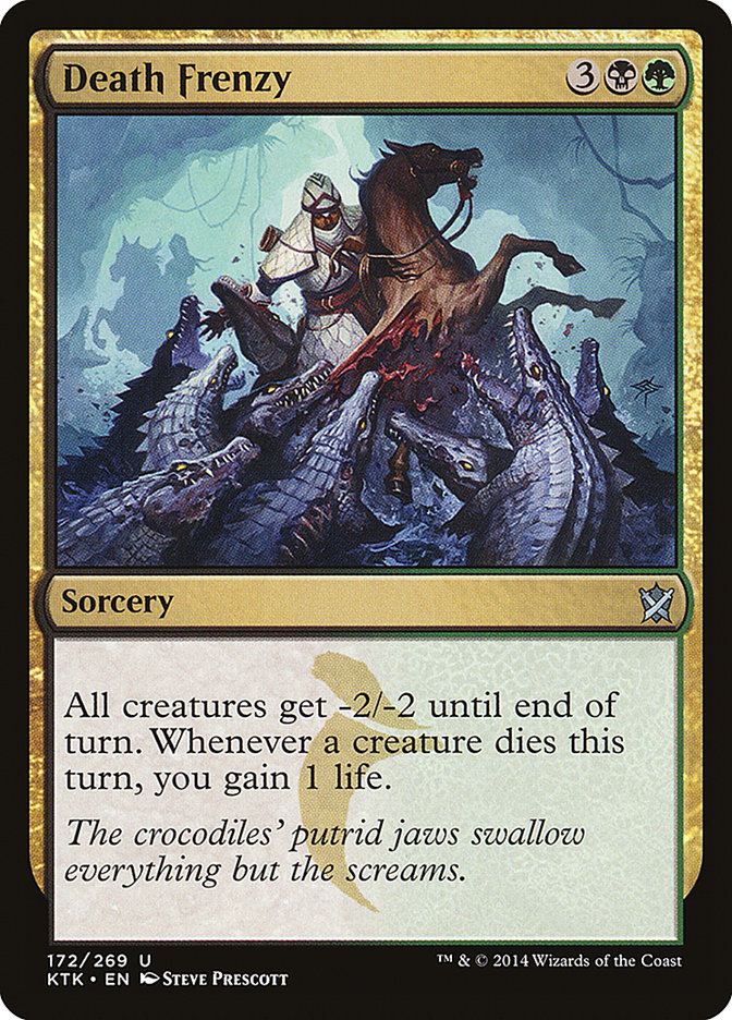 Death Frenzy [Khans of Tarkir] | Dragon's Lair Comics and Fantasy Houston TX