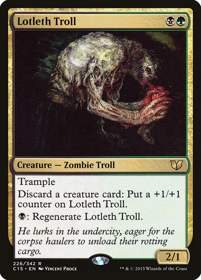 Lotleth Troll [Commander 2015] | Dragon's Lair Comics and Fantasy Houston TX