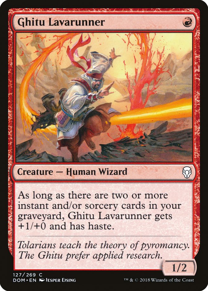 Ghitu Lavarunner [Dominaria] | Dragon's Lair Comics and Fantasy Houston TX