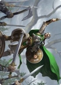 Maja, Bretagard Protector Art Card [Kaldheim Art Series] | Odin's Place