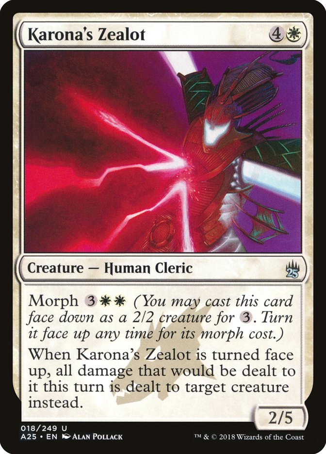 Karona's Zealot [Masters 25] | Dragon's Lair Comics and Fantasy Houston TX