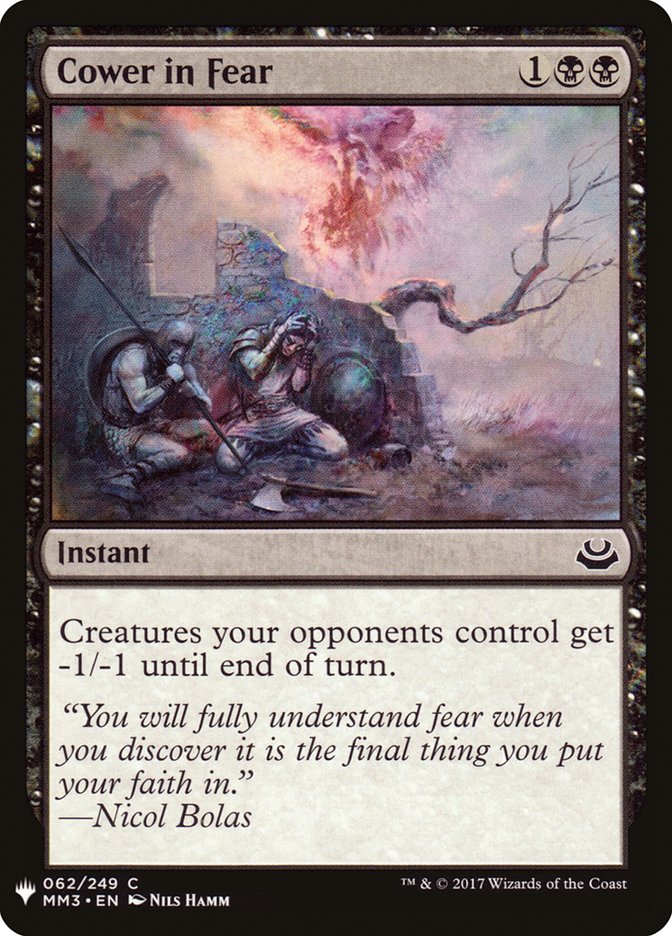 Cower in Fear [Mystery Booster] | Dragon's Lair Comics and Fantasy Houston TX