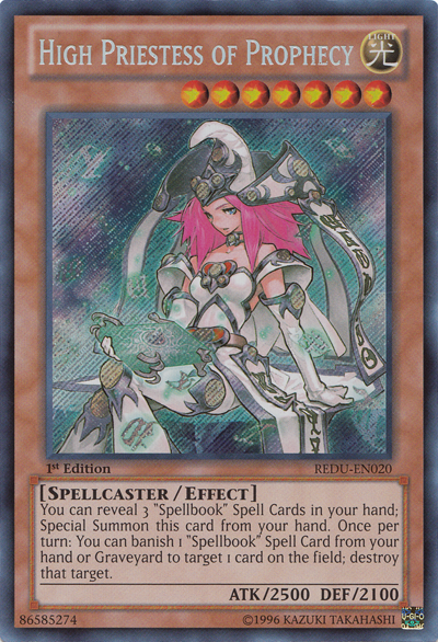 High Priestess of Prophecy [REDU-EN020] Secret Rare | Dragon's Lair Comics and Fantasy Houston TX