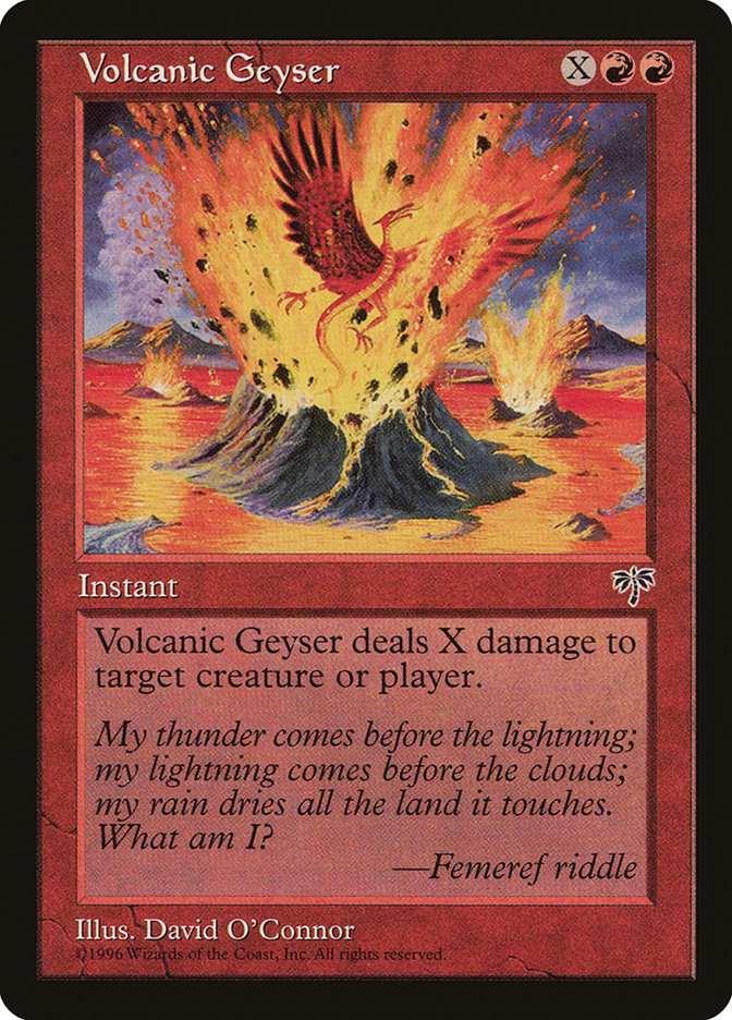 Volcanic Geyser [Mirage] | Dragon's Lair Comics and Fantasy Houston TX