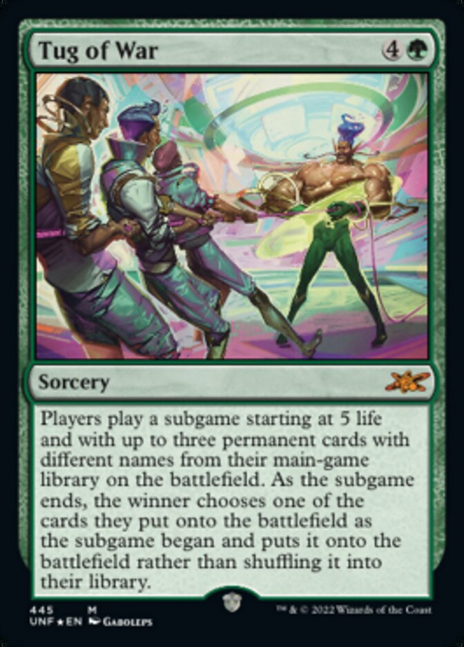 Tug of War (Galaxy Foil) [Unfinity] | Dragon's Lair Comics and Fantasy Houston TX