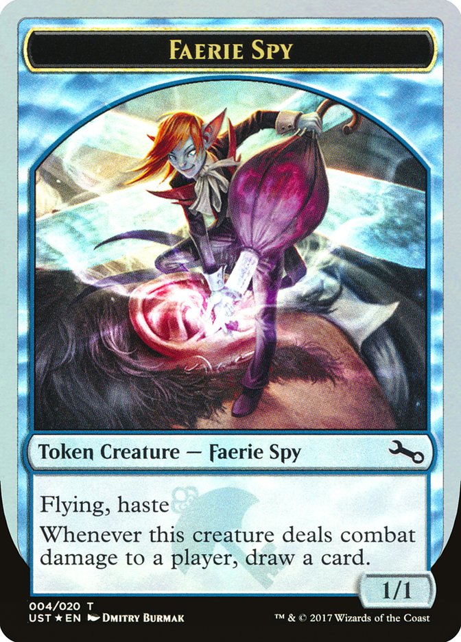 Faerie Spy Token [Unstable Tokens] | Dragon's Lair Comics and Fantasy Houston TX