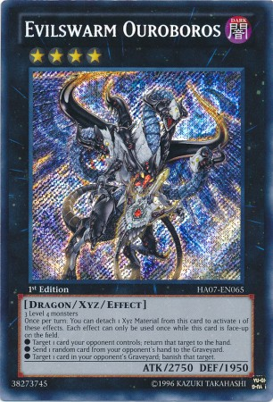 Evilswarm Ouroboros [HA07-EN065] Secret Rare | Dragon's Lair Comics and Fantasy Houston TX