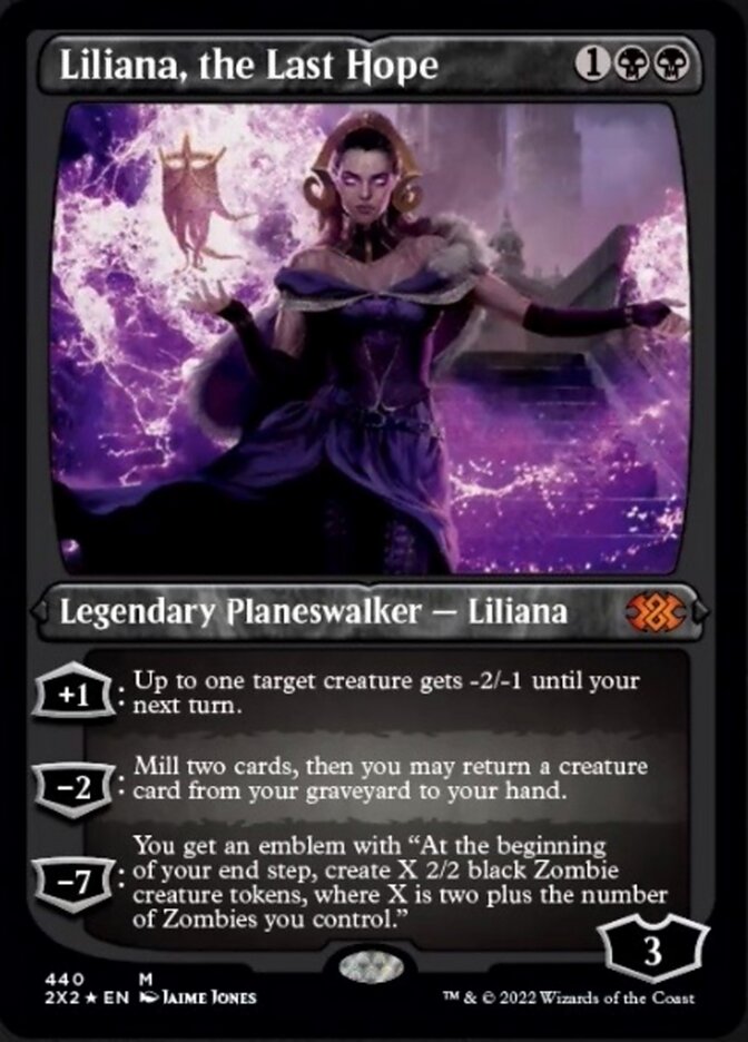 Liliana, the Last Hope (Foil Etched) [Double Masters 2022] | Dragon's Lair Comics and Fantasy Houston TX
