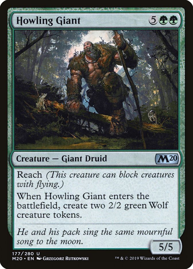 Howling Giant [Core Set 2020] | Dragon's Lair Comics and Fantasy Houston TX