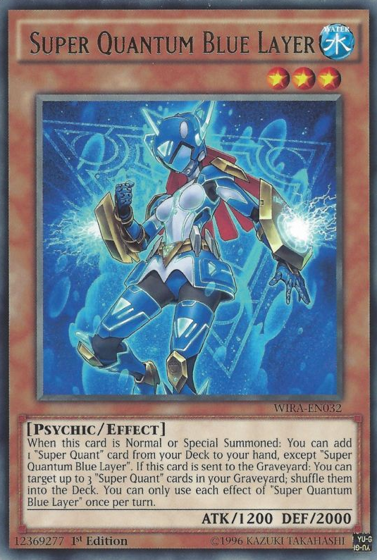 Super Quantum Blue Layer [WIRA-EN032] Rare | Dragon's Lair Comics and Fantasy Houston TX