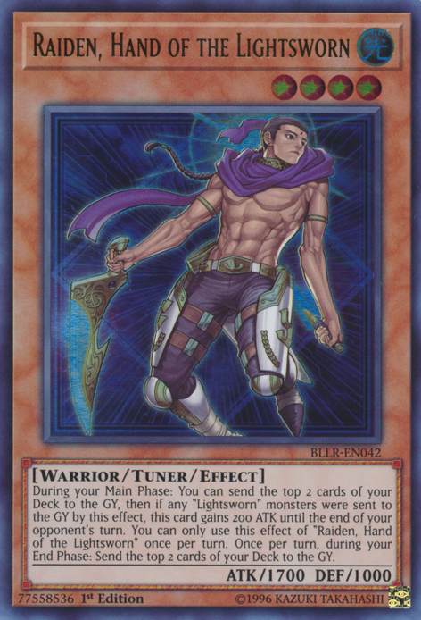 Raiden, Hand of the Lightsworn [BLLR-EN042] Ultra Rare | Dragon's Lair Comics and Fantasy Houston TX