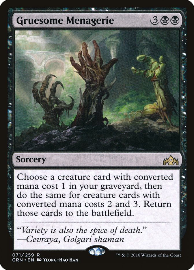 Gruesome Menagerie [Guilds of Ravnica] | Dragon's Lair Comics and Fantasy Houston TX