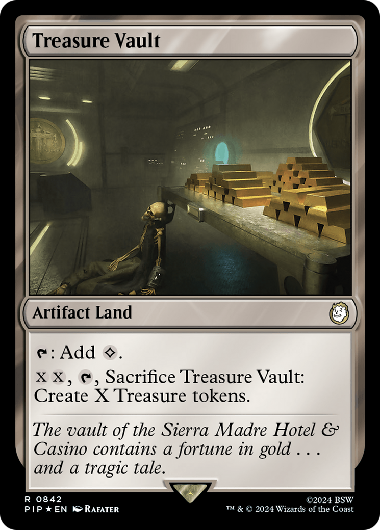 Treasure Vault (Surge Foil) [Fallout] | Dragon's Lair Comics and Fantasy Houston TX