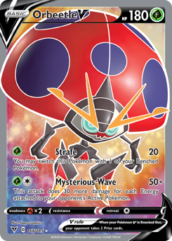 Orbeetle V (166/185) [Sword & Shield: Vivid Voltage] | Odin's Place