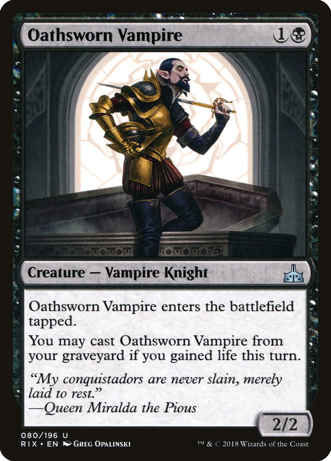 Oathsworn Vampire [Rivals of Ixalan] | Dragon's Lair Comics and Fantasy Houston TX