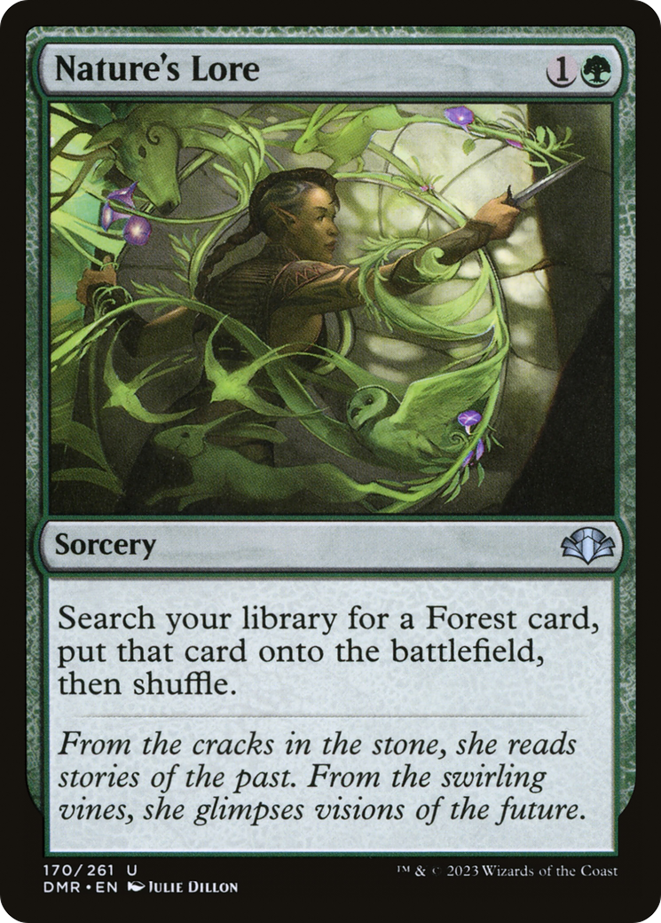 Nature's Lore [Dominaria Remastered] | Dragon's Lair Comics and Fantasy Houston TX