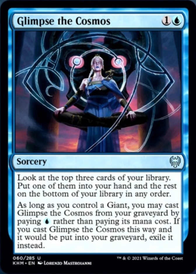 Glimpse the Cosmos [Kaldheim] | Dragon's Lair Comics and Fantasy Houston TX