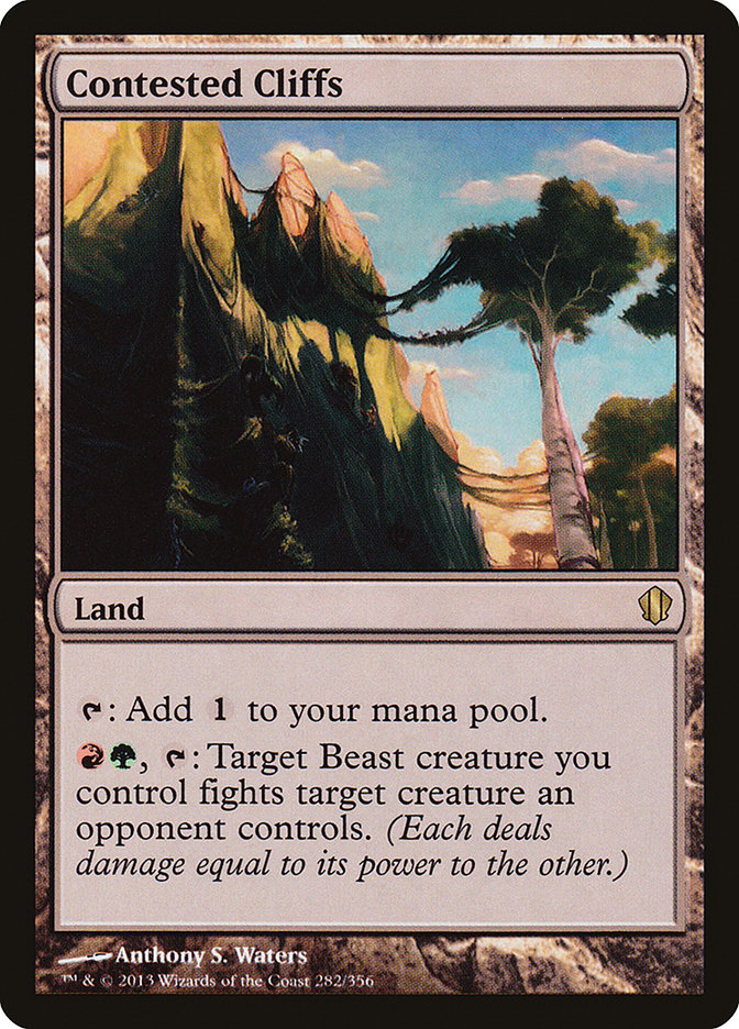 Contested Cliffs [Commander 2013] | Dragon's Lair Comics and Fantasy Houston TX