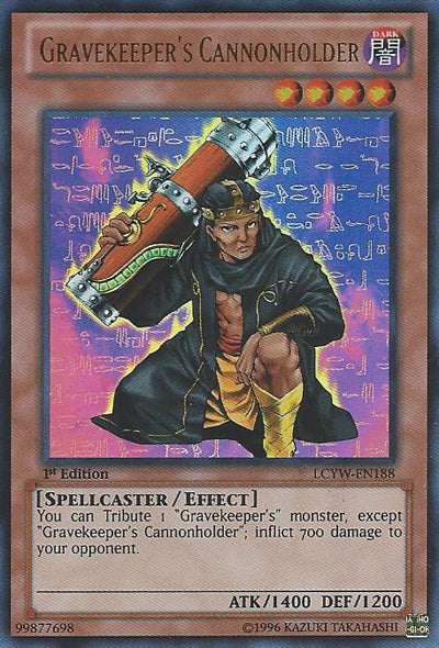 Gravekeeper's Cannonholder [LCYW-EN188] Ultra Rare | Dragon's Lair Comics and Fantasy Houston TX