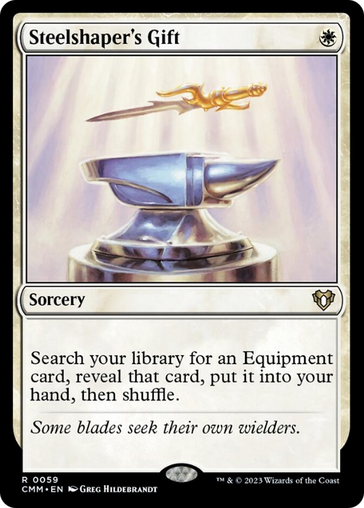 Steelshaper's Gift [Commander Masters] | Dragon's Lair Comics and Fantasy Houston TX