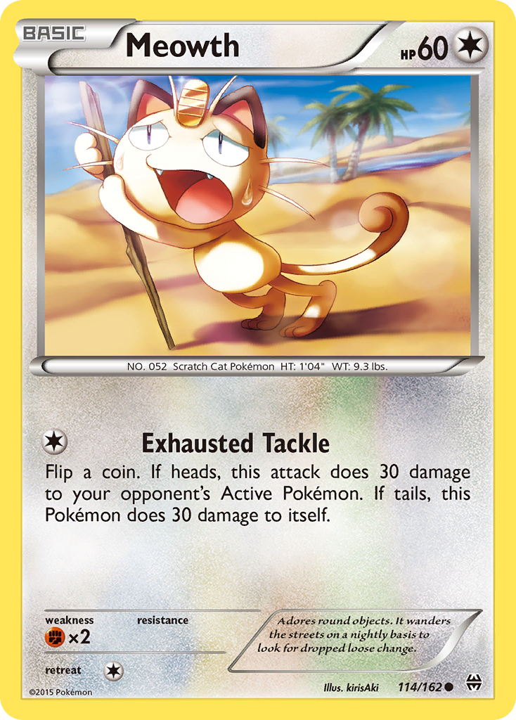 Meowth (114/162) [XY: BREAKthrough] | Dragon's Lair Comics and Fantasy Houston TX