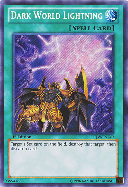 Dark World Lightning [LCJW-EN249] Secret Rare | Dragon's Lair Comics and Fantasy Houston TX