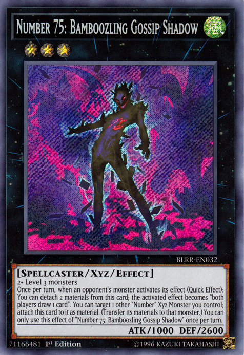 Number 75: Bamboozling Gossip Shadow [BLRR-EN032] Secret Rare | Dragon's Lair Comics and Fantasy Houston TX