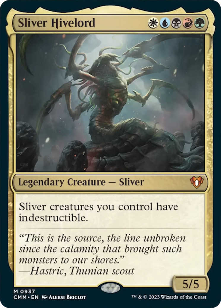 Sliver Hivelord [Commander Masters] | Dragon's Lair Comics and Fantasy Houston TX