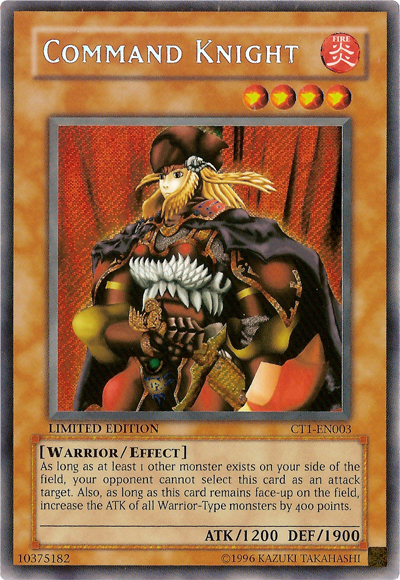 Command Knight [CT1-EN003] Secret Rare | Dragon's Lair Comics and Fantasy Houston TX