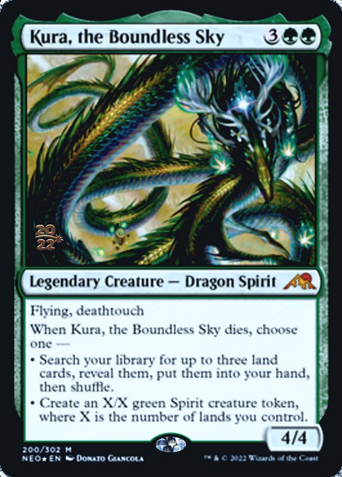 Kura, the Boundless Sky [Kamigawa: Neon Dynasty Prerelease Promos] | Dragon's Lair Comics and Fantasy Houston TX