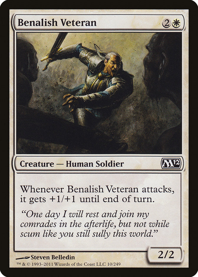 Benalish Veteran [Magic 2012] | Dragon's Lair Comics and Fantasy Houston TX