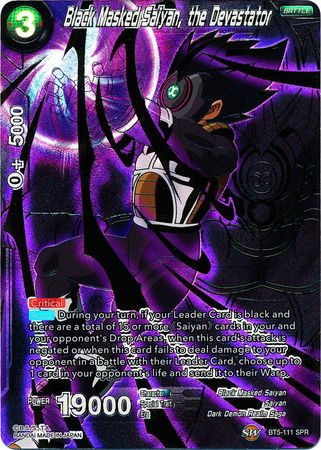 Black Masked Saiyan, the Devastator (SPR) (BT5-111) [Miraculous Revival] | Dragon's Lair Comics and Fantasy Houston TX