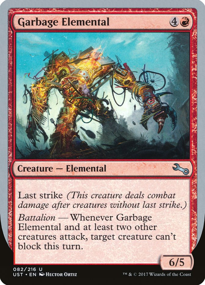 Garbage Elemental (6/5 Creature) [Unstable] | Dragon's Lair Comics and Fantasy Houston TX