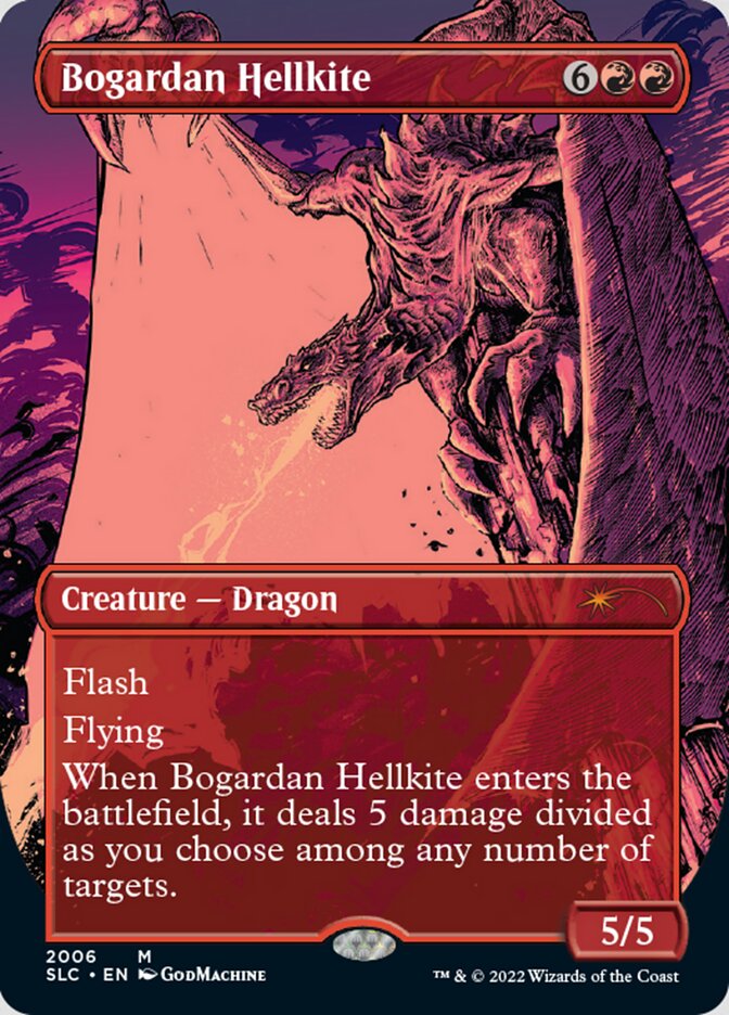 Bogardan Hellkite (Borderless) [Secret Lair 30th Anniversary Countdown Kit] | Dragon's Lair Comics and Fantasy Houston TX