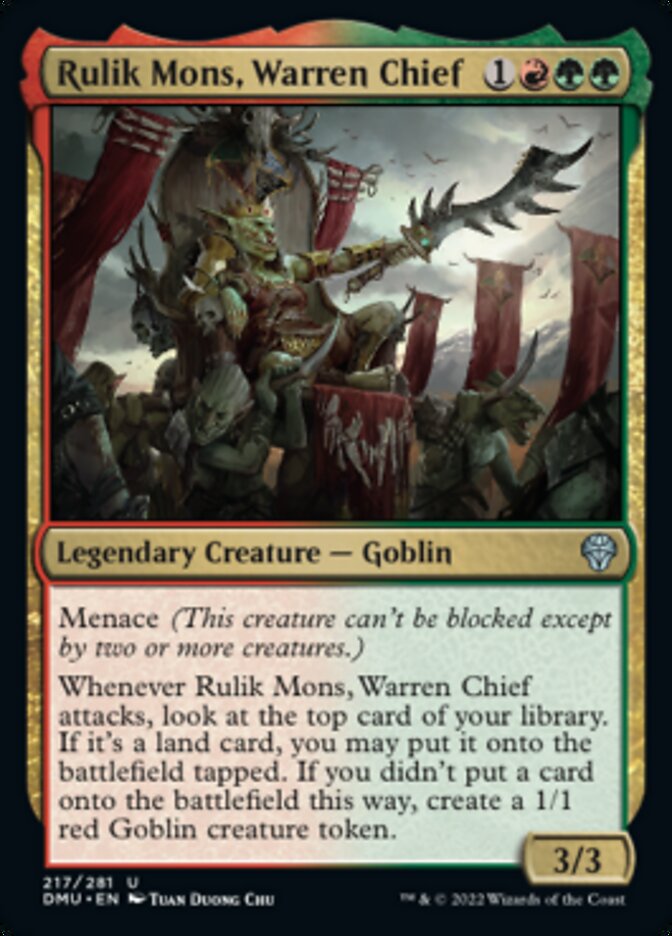 Rulik Mons, Warren Chief [Dominaria United] | Dragon's Lair Comics and Fantasy Houston TX