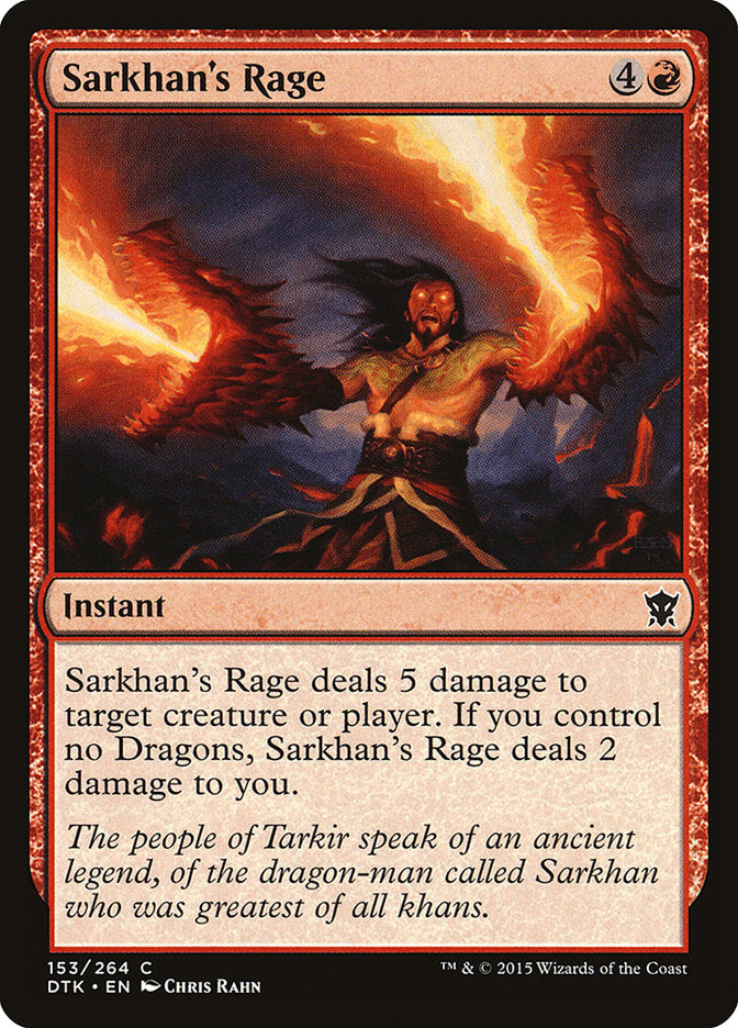 Sarkhan's Rage [Dragons of Tarkir] | Dragon's Lair Comics and Fantasy Houston TX