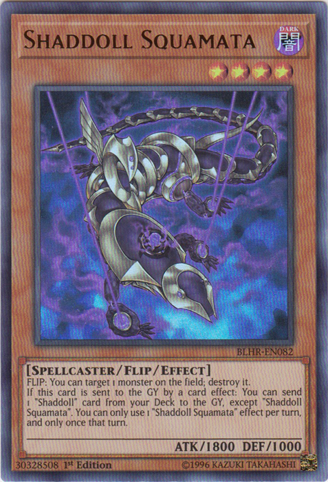 Shaddoll Squamata [BLHR-EN082] Ultra Rare | Dragon's Lair Comics and Fantasy Houston TX