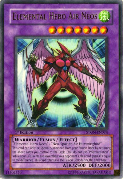 Elemental Hero Air Neos [STON-EN034] Ultra Rare | Dragon's Lair Comics and Fantasy Houston TX