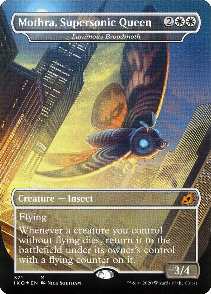 Luminous Broodmoth - Mothra, Supersonic Queen (Godzilla Series) [Ikoria: Lair of Behemoths] | Dragon's Lair Comics and Fantasy Houston TX