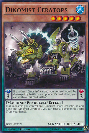 Dinomist Ceratops [BOSH-EN028] Common | Dragon's Lair Comics and Fantasy Houston TX