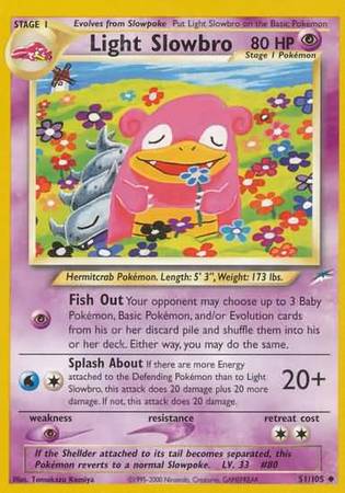 Light Slowbro (51/105) [Neo Destiny Unlimited] | Dragon's Lair Comics and Fantasy Houston TX