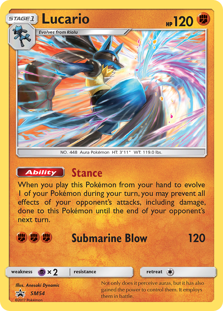 Lucario (SM54) [Sun & Moon: Black Star Promos] | Dragon's Lair Comics and Fantasy Houston TX