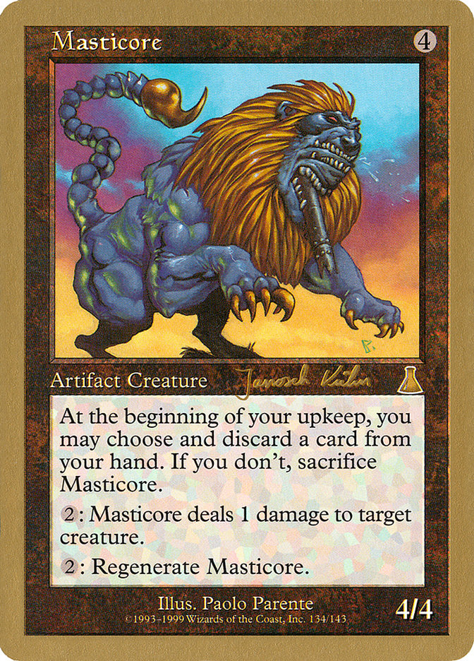 Masticore (Janosch Kuhn) [World Championship Decks 2000] | Dragon's Lair Comics and Fantasy Houston TX