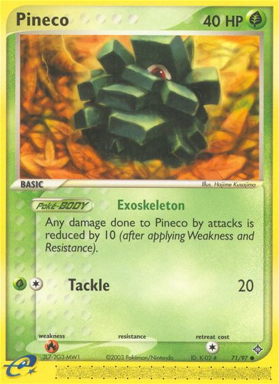 Pineco (71/97) [EX: Dragon] | Dragon's Lair Comics and Fantasy Houston TX