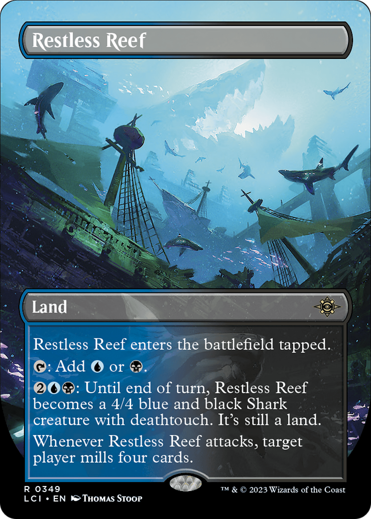 Restless Reef (Borderless) [The Lost Caverns of Ixalan] | Dragon's Lair Comics and Fantasy Houston TX