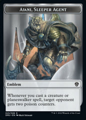 Soldier // Ajani, Sleeper Agent Emblem Double-Sided Token [Dominaria United Tokens] | Dragon's Lair Comics and Fantasy Houston TX