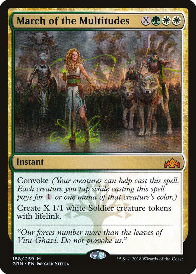 March of the Multitudes [Guilds of Ravnica] | Dragon's Lair Comics and Fantasy Houston TX