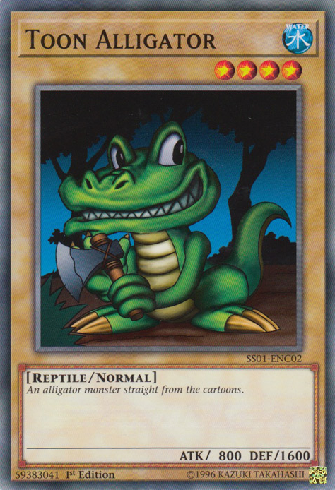 Toon Alligator [SS01-ENC02] Common | Dragon's Lair Comics and Fantasy Houston TX