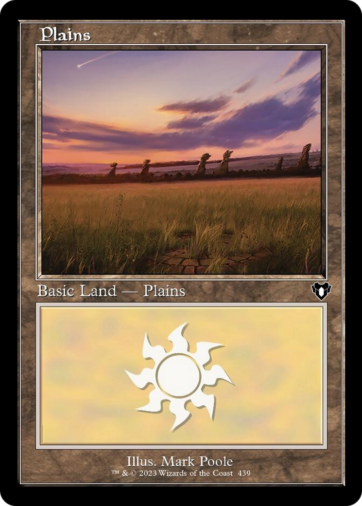 Plains (439) (Retro) [Commander Masters] | Dragon's Lair Comics and Fantasy Houston TX